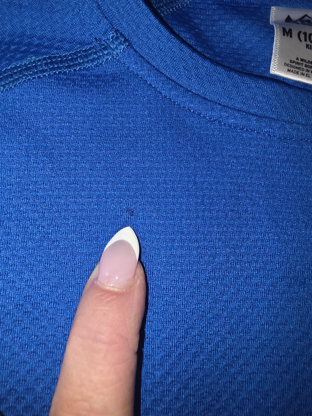 REI Blue Performance Tee - Picture 4 of 5